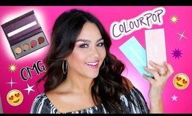 NEW COLOURPOP PRESSED EYESHADOWS | Swatches & Tutorial