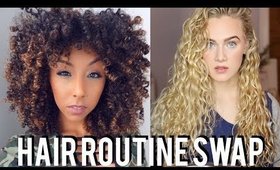 Swapping Hair Products?! Curls Vs. Waves w/ Biancareneetoday