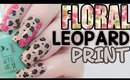 Floral Leopard Print Nails | OPI Infinite Shine