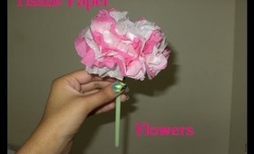 How to make Tissue Paper Flowers