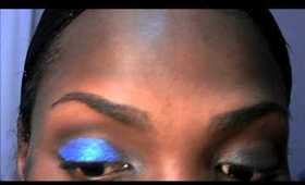 Makeup Tutorial: NYX Blue Pigment
