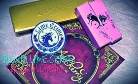 °• NEW IN LIME CRIME (HAUL+REVIEW+SWATCHES): Colección ALCHEMY •°