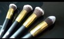 Gold Kabuki Makeup Brush Set RC Cosmetics