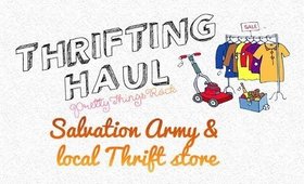 Thrifting Haul | Salvation Army & Local Thrift Store | PrettyThingsRock