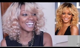 Blonde Rihanna Hair Full Lace Wig Review