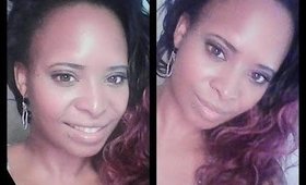 3rd day, I think.. My Brazilian Bodywave two-toned hair weave | MrsD3nise