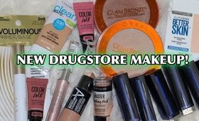 New Drugstore Makeup!  Maybelline, Covergirl & Loreal | HAUL, MINI REVIEWS & DEMOS