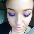 Summer makeup/purple