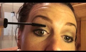 applying mascara