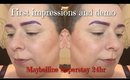 First impression and demo - Maybelline Superstay 24hr foundation |Cake Face Addict