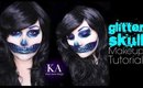 Glitter Skull Halloween Makeup Tutorial - 31 Days of Halloween