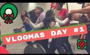Vlogmas Day 1|  Holiday Party