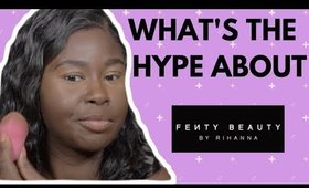 BRUTALLY HONEST FENTY BEAUTY CONCEALER AND POWDER REVIEW!  | WandesWorld