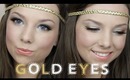 GRWM | Golden Shimmery Eyes ♡ Coastal Scents 88 Shimmer Palette