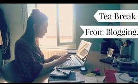 A needed Tea Break while blogging | Holly Reed
