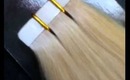 Live: #613 bleach blonde damn'ner invisible Remy Tape Hair Extensions