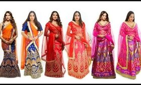 Ethnic Lookbook + GIVEAWAY | Bollywood Lehengas - Bipasha Basu |ad