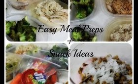 Easy Meal Prep + On the Go Snack Ideas