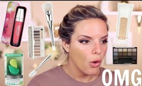 FULL FACE OF FIRST IMPRESSIONS! DRUGSTORE Makeup & Tools! | Casey Holmes