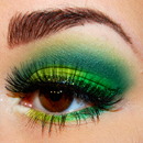 Green bomb with glitter!
