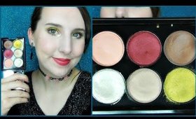 Elf Aqua Beauty Velvet Touch Cushion Eyeshadow Review & Demo | Colourpop Dupes?