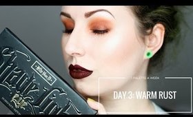 KAT VON D SHADE LIGHT EYE - DAY 3: WARM RUST | 1 PALETTE FOR A WEEK