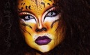 HALLOWEEN 2013 | Wild Kitty - Using Mehron AQ Paradise Palette