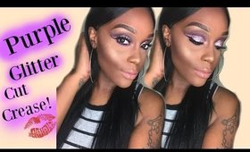 Purple Glitter Cut Crease | Makeup Tutorial Re- Upload