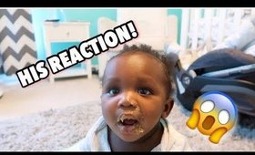 Baby Allergic To Peanut-butter?....| His Reaction