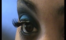 Blue and Black Cut Crease Eyeshadow Tutorial