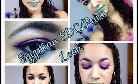 Egyptian Rave Makeup Collab with VlaLoca777