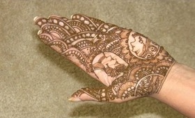 Traditional Henna/Mehendi Bride & Groom Image Design (Dulha Dulhan Art)