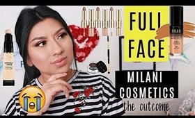 FULL FACE USING Milani Cosmetics PRODUCTS