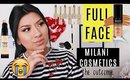 FULL FACE USING Milani Cosmetics PRODUCTS