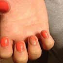daughters mani coral and nude 