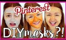 PINTEREST DIY FACE MASKS TESTED!? Testing Weird DIY Masks!