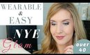 Easy New Years Eve Glam Makeup Tutorial + A Foundation Discovery! | Over 40 Makeup