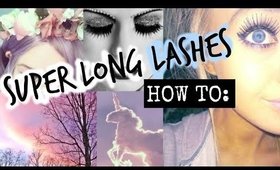 HOW TO: SUPER LONG NATURAL LASHES | Younique 3D Fiber lash Review + Demo And Tips!
