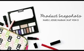 Product Snapshots | MINI REVIEWS! NARS, Josie Maran, Kat Von D