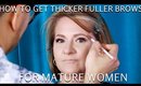 How to Thicken Fine Thin Brows for Mature Women Pro Makeup Artist Tutorial Pt.3 - mathias4makeup