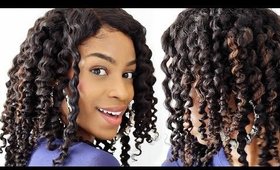 Twist out on Naturally Curly Hair Extensions