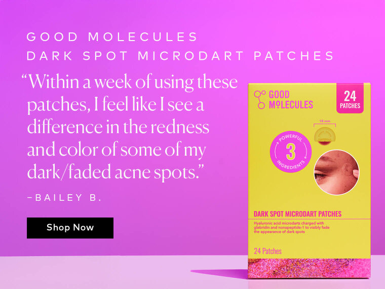 A targeted treatment for dark spots almost sounds too good to be true. Don’t just take our word for it. Shop the Good Molecules Dark Spot Microdart Patches at Beautylish.com