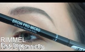 RIMMEL Brow Pro Micro - FIRST IMPRESSIONS | Danielle Scott