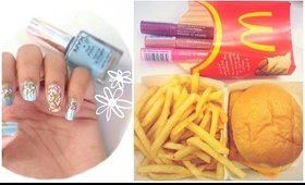 ♡ McDonald's and I Did my Nails ♡