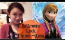 Halloween Frozen Anna Look: Makeup & Hair | ThePinkestGirl