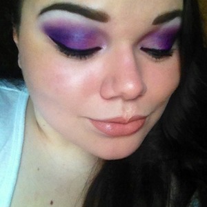 Used the Coastal Scents 120 Palette for this look. :)