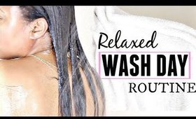 Wash Day Routine For Relaxed Hair 2018