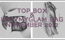 TopBox & Ipsy Canada - November 2012!