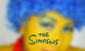 2013 Halloween Makeup:  Marge Simpson Makeup!