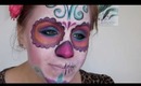 Day of the Dead (Día de los Muertos) Sugar Skull Halloween Make-up PART 2